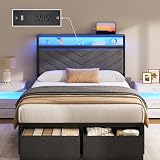 Best Bed Frames with Built-In Drawer Storage for Small Rooms