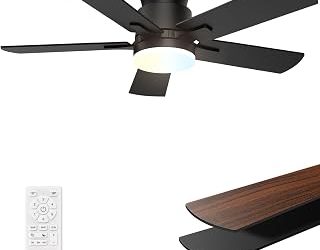 Best Hugger Ceiling Fans With Light (2026)