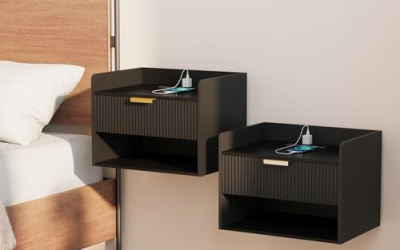 6 Best Floating Wall-Mounted Nightstands for Minimalist Bedrooms