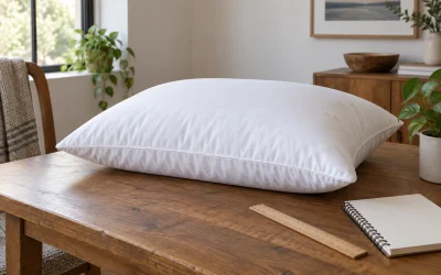 Measure Pillow Height Consistently at Home