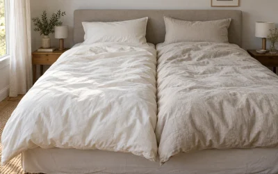 Plan Two Separate Duvets on One Bed