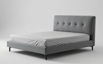 Grey Upholstered Platform Bed With Storage: Fabrics, Shades and Lift-Up vs Drawers