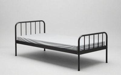 Iron Single Bed with Storage Price