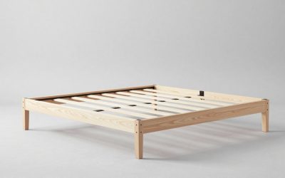 Japanese Joinery Bed Frame with Headboard