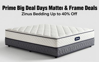 Prime Big Deal Days Mattress & Bed Frame Deals 2026 (Zinus, Bedding Up to 40% Off)