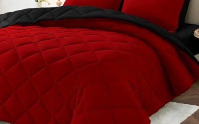 6 Red and Black Bed Set (October 2026)